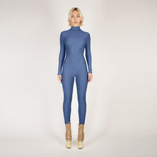 Load image into Gallery viewer, Matte Steel Blue Catsuit