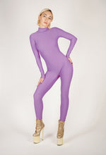 Load image into Gallery viewer, Matte Purple Catsuit