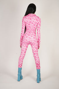 Pink Giraffe Catsuit