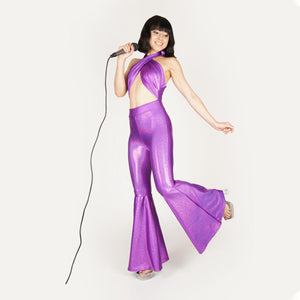 Selena Purple Catsuit