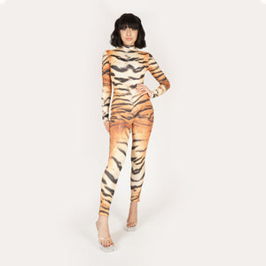 Women Tiger Catsuit