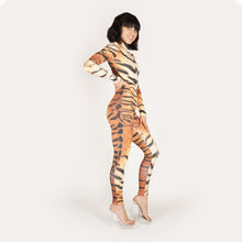 Load image into Gallery viewer, Side of Tiger Catsuit
