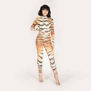 Tiger Print Catsuit
