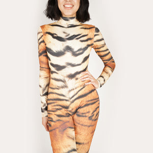 Close view of Tiger Catsuit