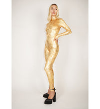 Load image into Gallery viewer, Gold Leaf Catsuit