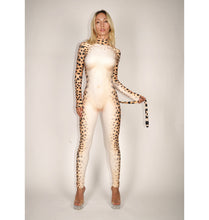 Load image into Gallery viewer, Cheetah Catsuit With Tail