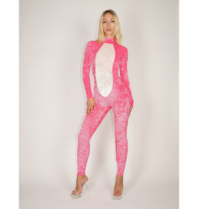 Pink Panther Catsuit With Tail