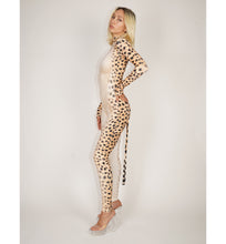 Load image into Gallery viewer, Cheetah Catsuit With Tail