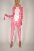 Load image into Gallery viewer, Pink Panther Catsuit With Tail