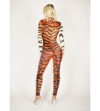Load image into Gallery viewer, Velvet Tiger Catsuit With Optional Tail