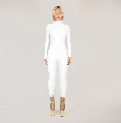 Matte White Catsuit