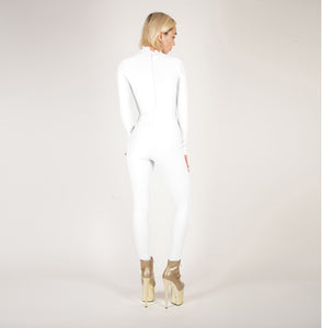 Matte White Catsuit