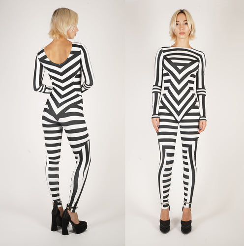 Striped Catsuit