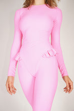Load image into Gallery viewer, Barbie Pink Frills Catsuit