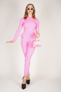 Barbie Pink Frills Catsuit