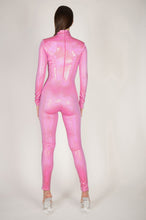 Load image into Gallery viewer, Shattered Glass Pink Hologram Catsuit