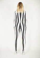 Load image into Gallery viewer, Striped Catsuit Black &amp; White