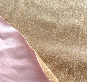 Footed Gold Lux Catsuit