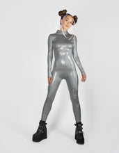 Load image into Gallery viewer, Hologram Silver Catsuit