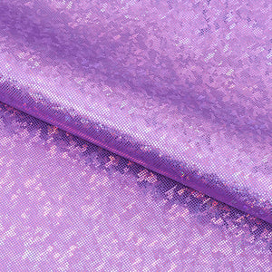 Shattered Glass Purple Lilac Hologram Catsuit