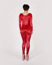 Load image into Gallery viewer, Women Met Red Catsuit