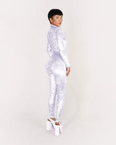 Velvet White Catsuit