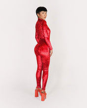 Load image into Gallery viewer, Met Red Catsuit