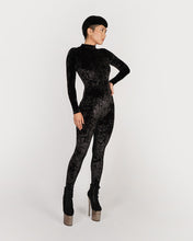 Load image into Gallery viewer, Crushed Black Catsuit