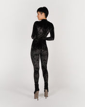 Load image into Gallery viewer, Side Crushed Black Catsuit