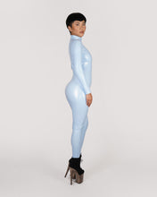 Load image into Gallery viewer, Latex Light Blue catsuit