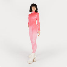 Load image into Gallery viewer, Velvet Pink Catsuit