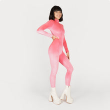 Load image into Gallery viewer, Women Pink Catsuit