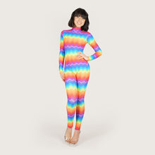 Load image into Gallery viewer, Rainbow Catsuit
