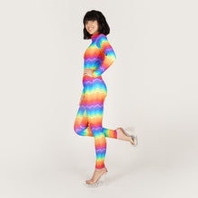 Load image into Gallery viewer, Rainbow Catsuit
