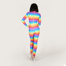 Load image into Gallery viewer, Rainbow Catsuit