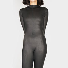 Load image into Gallery viewer, Front Zipper Rubberized Catsuit