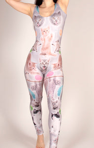 Woman Kitten Catsuit