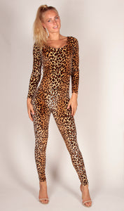 woman Velvet Leopard