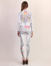 Load image into Gallery viewer, Side of Watercolor Print Catsuit