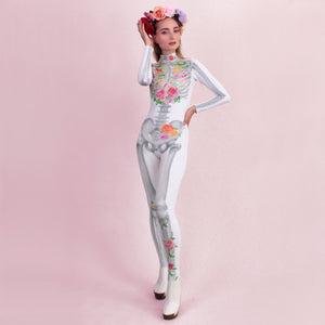 Watercolor Print Catsuit