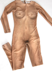 Printed Nude Photo Realistic Suit