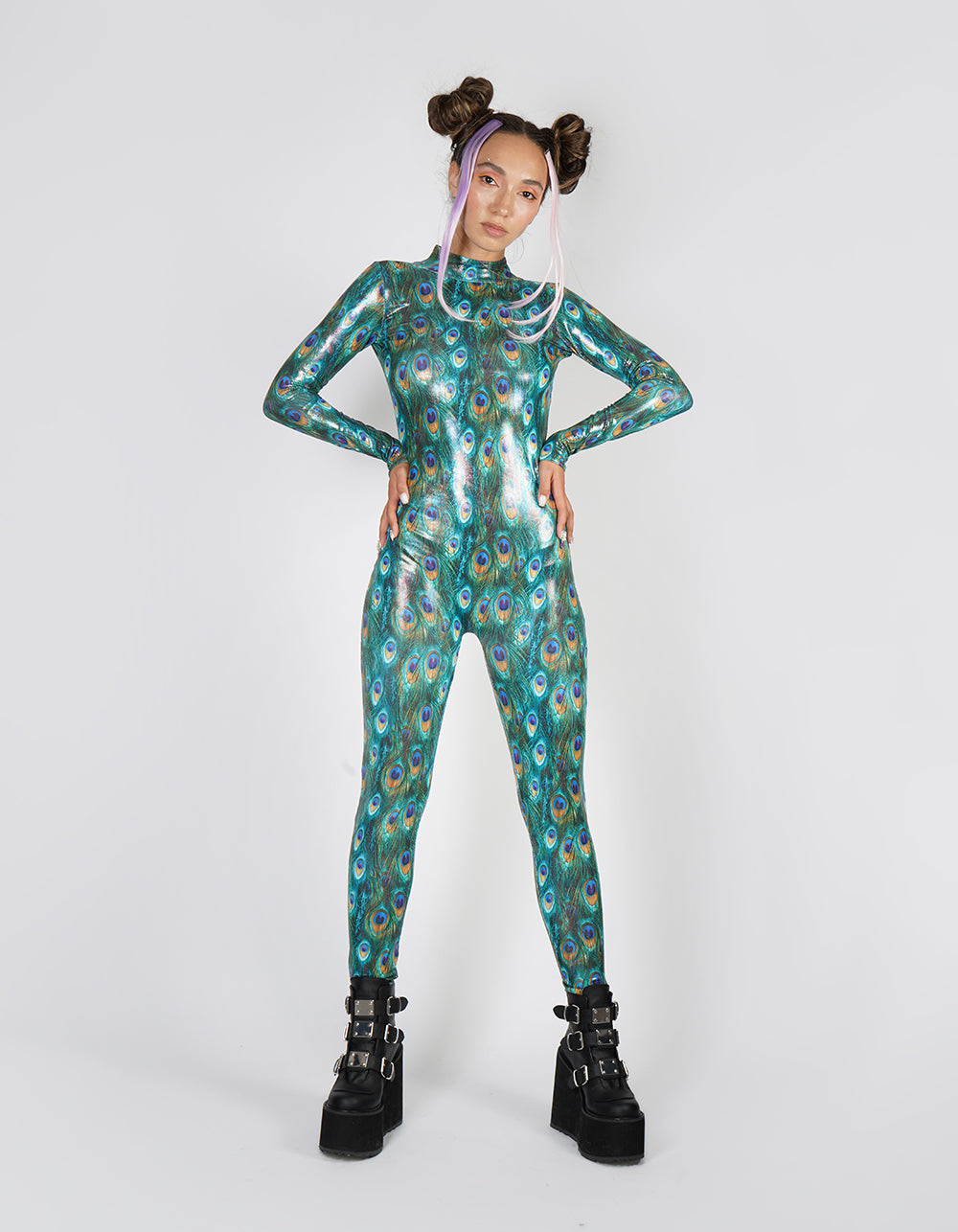 Peacock Catsuit