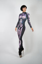 Load image into Gallery viewer, Printed Pink Robot Catsuit