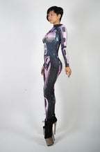 Load image into Gallery viewer, Printed Pink Robot Catsuit