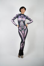 Load image into Gallery viewer, Printed Pink Robot Catsuit