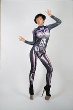 Load image into Gallery viewer, Printed Pink Robot Catsuit
