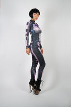 Load image into Gallery viewer, Printed Pink Robot Catsuit