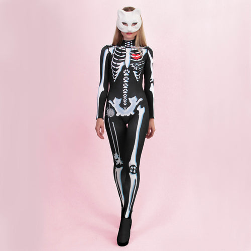 Skeleton of Cats Catsuit